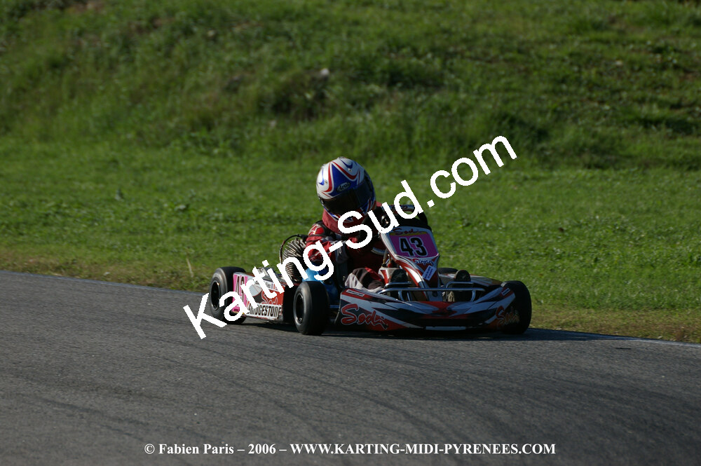 14/10/2006 : Trophée Vincent Sanchez photos du samedi par Fabien PARIS 2006 — karting