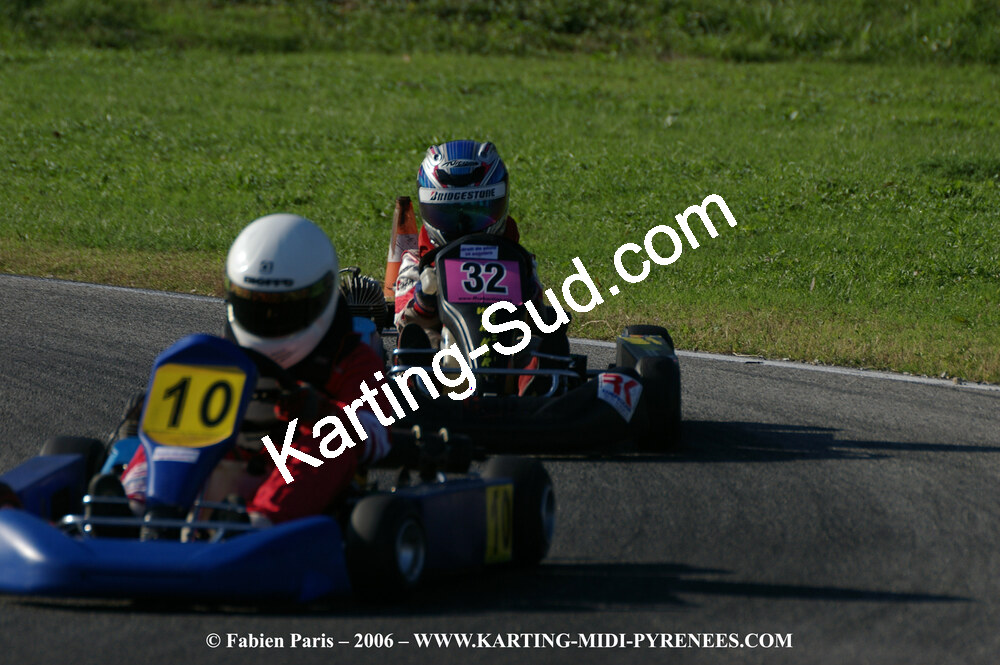 14/10/2006 : Trophée Vincent Sanchez photos du samedi par Fabien PARIS 2006 — karting