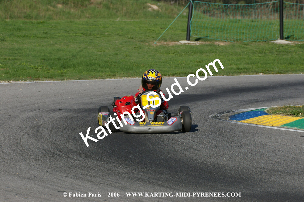 Yohan SOGUEL — 14/10/2006 : Trophée Vincent Sanchez photos du samedi par Fabien PARIS 2006 — karting