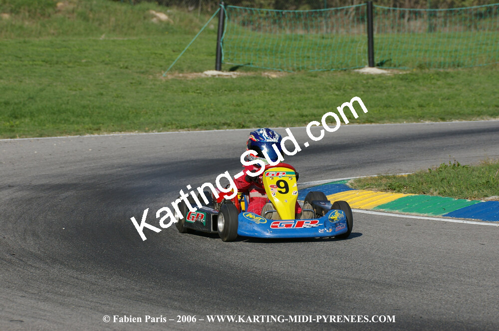 14/10/2006 : Trophée Vincent Sanchez photos du samedi par Fabien PARIS 2006 — karting