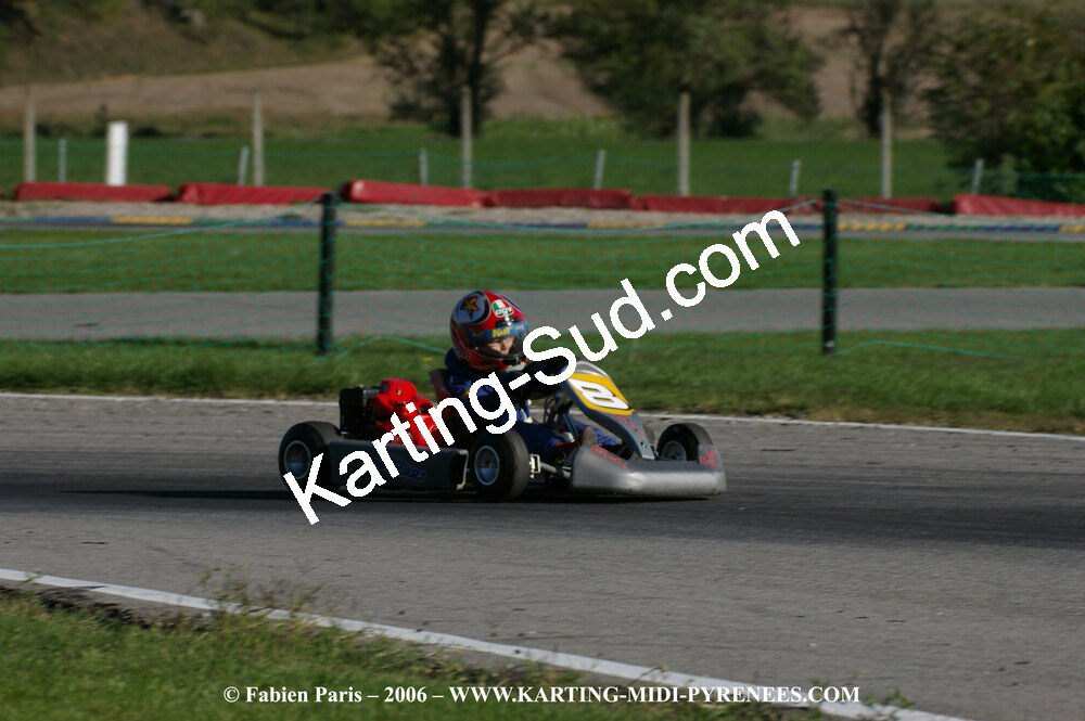 14/10/2006 : Trophée Vincent Sanchez photos du samedi par Fabien PARIS 2006 — karting