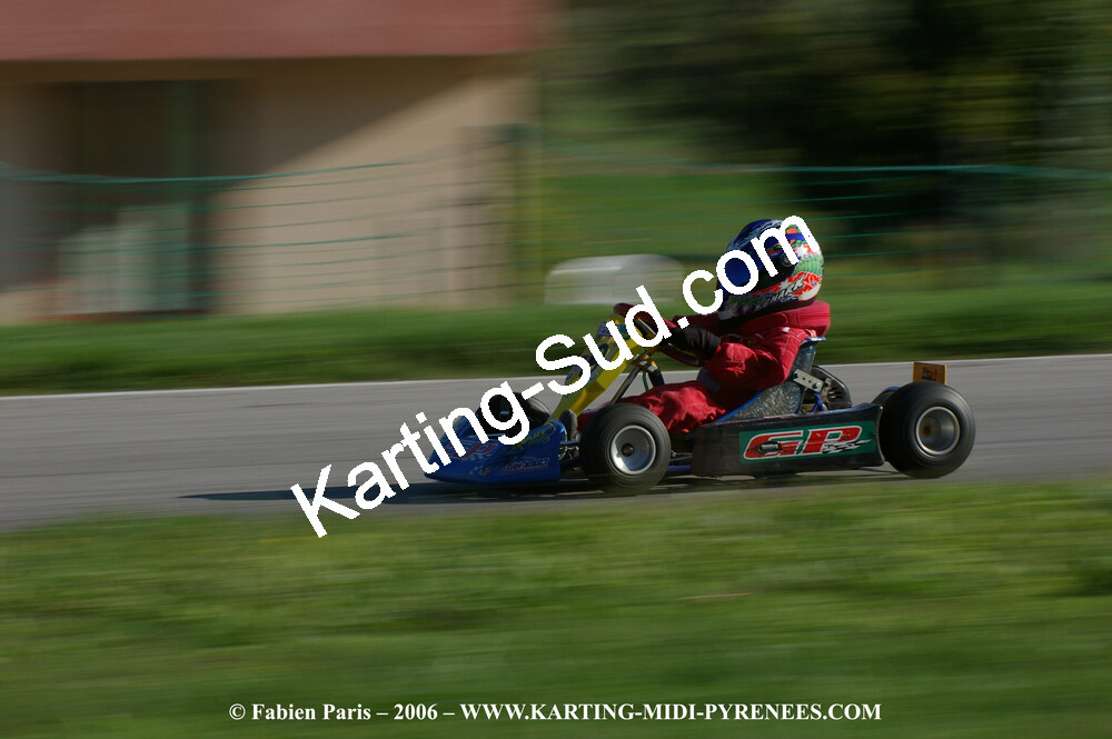 14/10/2006 : Trophée Vincent Sanchez photos du samedi par Fabien PARIS 2006 — karting