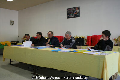 André LEDUC — 03/12/2006 : Assemblée Générale de la CRK Midi-Pyrénées et remise de prix à Lavelanet (Photos Stéphane Agnus) 2006 — karting