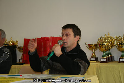 Michel PHILIPPE — 03/12/2006 : Assemblée Générale de la CRK Midi-Pyrénées et remise de prix à Lavelanet (Photos Stéphane Agnus) 2006 — karting