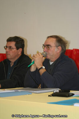 Daniel ALESSI, Jean-Claude SANCHEZ — 03/12/2006 : Assemblée Générale de la CRK Midi-Pyrénées et remise de prix à Lavelanet (Photos Stéphane Agnus) 2006 — karting