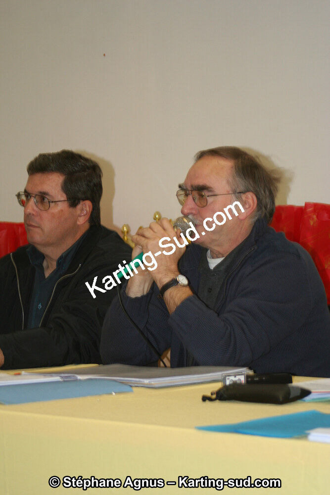 Daniel ALESSI, Jean-Claude SANCHEZ — 03/12/2006 : Assemblée Générale de la CRK Midi-Pyrénées et remise de prix à Lavelanet (Photos Stéphane Agnus) 2006 — karting