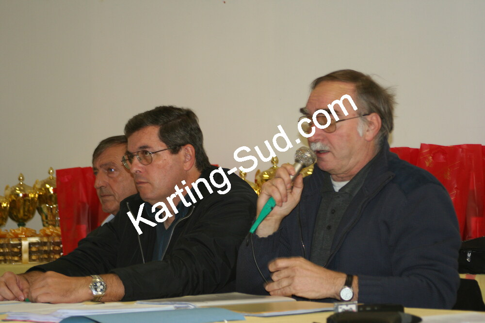 Daniel ALESSI, Jean-Claude SANCHEZ — 03/12/2006 : Assemblée Générale de la CRK Midi-Pyrénées et remise de prix à Lavelanet (Photos Stéphane Agnus) 2006 — karting