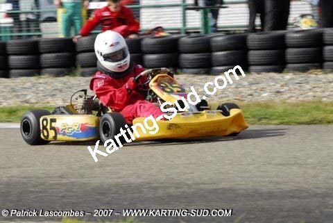 01/04/2007 : Magescq – Championnat Régional Aquitaine (Photos Patrick Lascombes) 2007 — karting