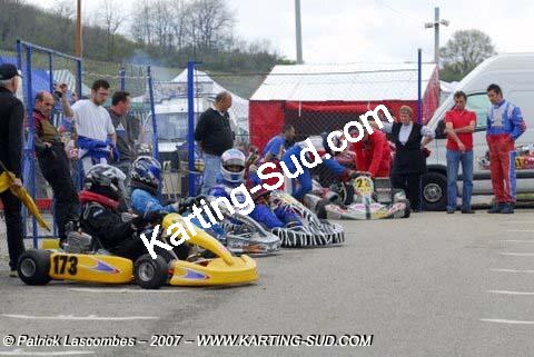 14/15 avril 2007 : Trophée Bruno Garcia Layrac (Photos Patrick Lascombes) 2007 — karting