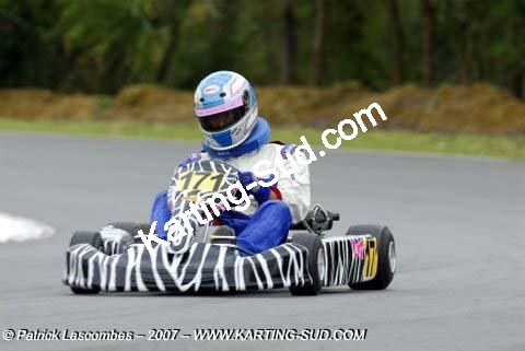 Gregory CAZAJOUS — 14/15 avril 2007 : Trophée Bruno Garcia Layrac (Photos Patrick Lascombes) 2007 — karting