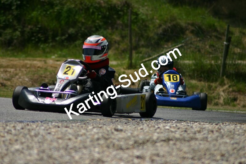 13/05/2007 : 1ère manche du challenge des circuits – 2ème manche du Trophée Vincent Sanchez – 3ème manche du Championnat Régional Languedoc – Lavelanet (Photos Patrice Bompas) 2007 — karting