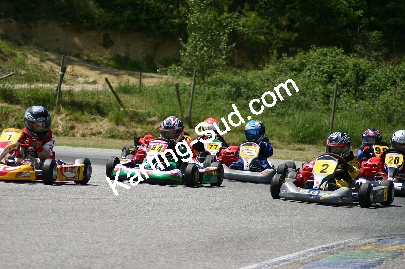 13/05/2007 : 1ère manche du challenge des circuits – 2ème manche du Trophée Vincent Sanchez – 3ème manche du Championnat Régional Languedoc – Lavelanet (Photos Patrice Bompas) 2007 — karting