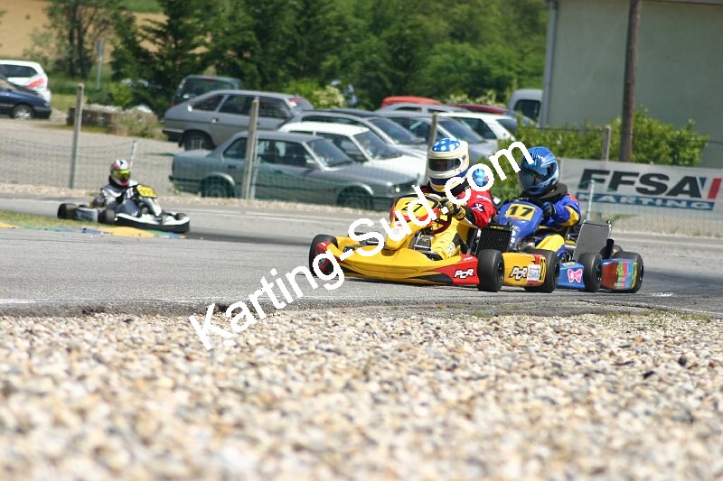 13/05/2007 : 1ère manche du challenge des circuits – 2ème manche du Trophée Vincent Sanchez – 3ème manche du Championnat Régional Languedoc – Lavelanet (Photos Patrice Bompas) 2007 — karting