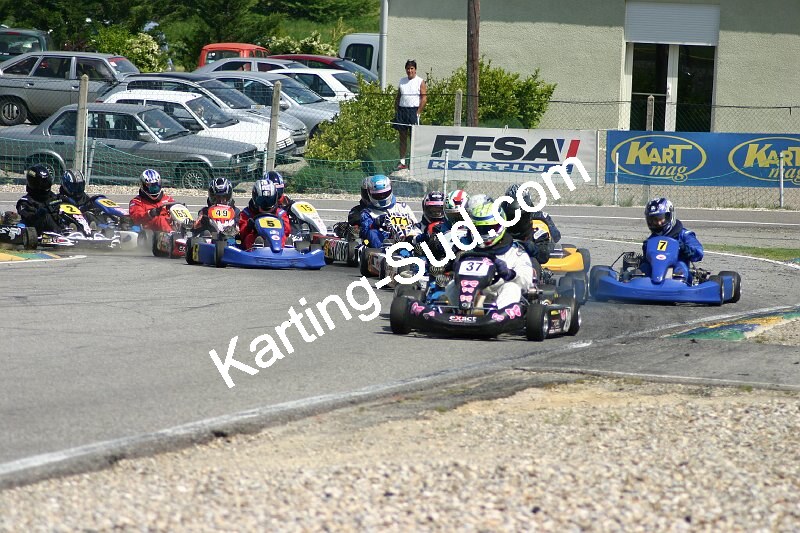 13/05/2007 : 1ère manche du challenge des circuits – 2ème manche du Trophée Vincent Sanchez – 3ème manche du Championnat Régional Languedoc – Lavelanet (Photos Patrice Bompas) 2007 — karting