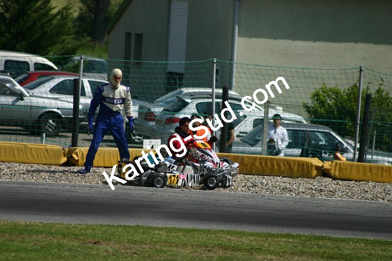 13/05/2007 : 1ère manche du challenge des circuits – 2ème manche du Trophée Vincent Sanchez – 3ème manche du Championnat Régional Languedoc – Lavelanet (Photos Patrice Bompas) 2007 — karting