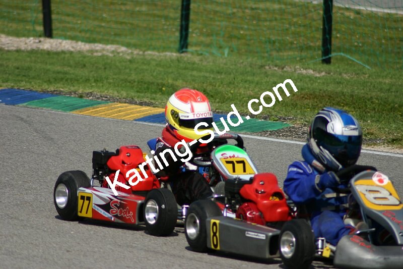13/05/2007 : 1ère manche du challenge des circuits – 2ème manche du Trophée Vincent Sanchez – 3ème manche du Championnat Régional Languedoc – Lavelanet (Photos Patrice Bompas) 2007 — karting