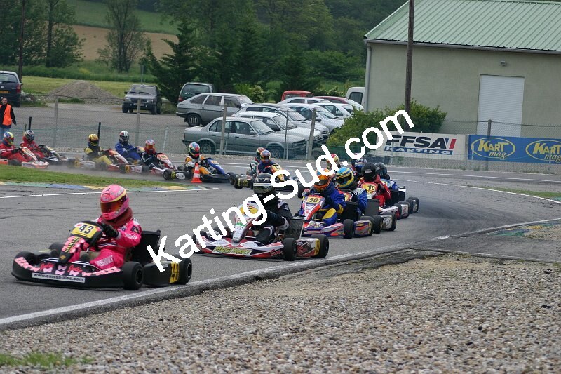 13/05/2007 : 1ère manche du challenge des circuits – 2ème manche du Trophée Vincent Sanchez – 3ème manche du Championnat Régional Languedoc – Lavelanet (Photos Patrice Bompas) 2007 — karting