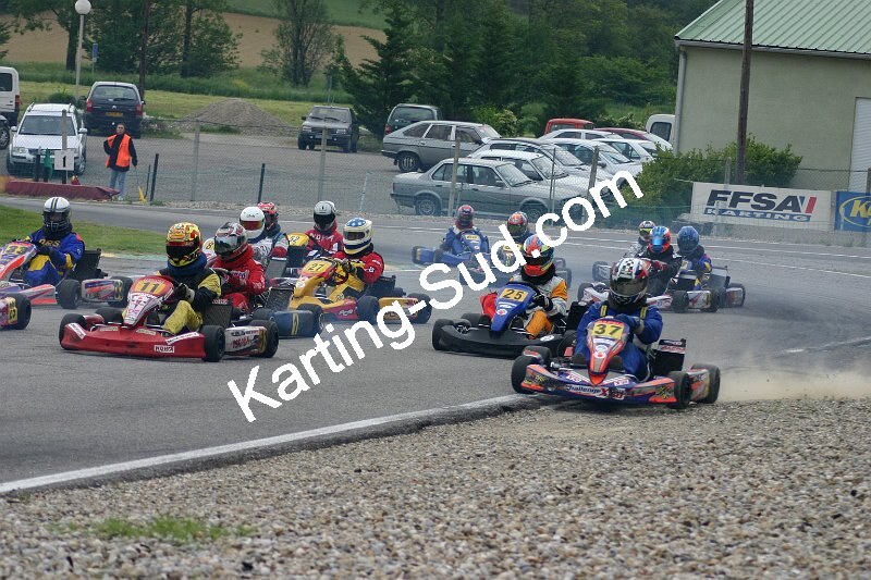 13/05/2007 : 1ère manche du challenge des circuits – 2ème manche du Trophée Vincent Sanchez – 3ème manche du Championnat Régional Languedoc – Lavelanet (Photos Patrice Bompas) 2007 — karting