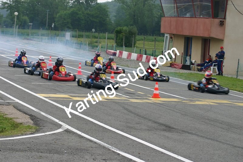 13/05/2007 : 1ère manche du challenge des circuits – 2ème manche du Trophée Vincent Sanchez – 3ème manche du Championnat Régional Languedoc – Lavelanet (Photos Patrice Bompas) 2007 — karting
