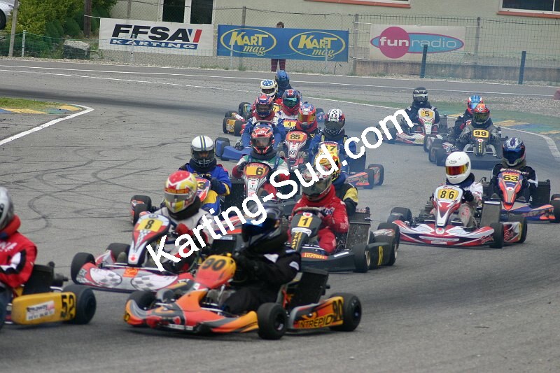 13/05/2007 : 1ère manche du challenge des circuits – 2ème manche du Trophée Vincent Sanchez – 3ème manche du Championnat Régional Languedoc – Lavelanet (Photos Patrice Bompas) 2007 — karting