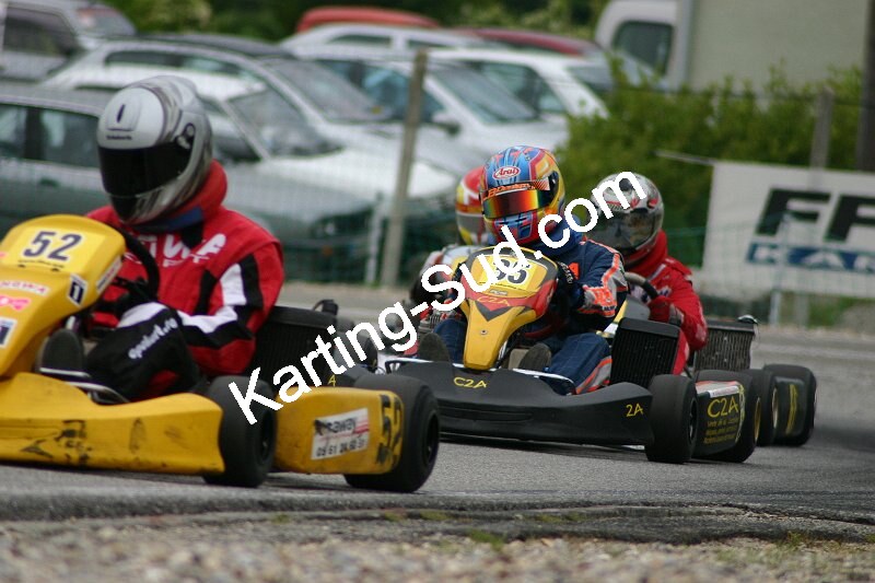 13/05/2007 : 1ère manche du challenge des circuits – 2ème manche du Trophée Vincent Sanchez – 3ème manche du Championnat Régional Languedoc – Lavelanet (Photos Patrice Bompas) 2007 — karting