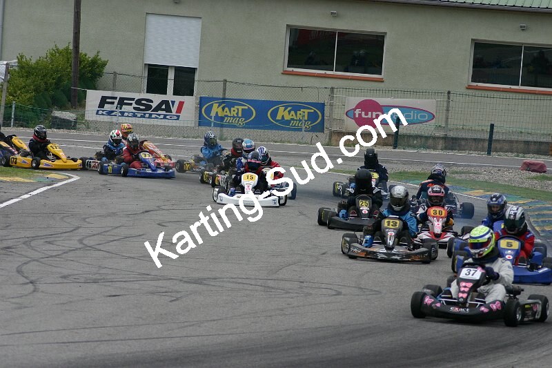 13/05/2007 : 1ère manche du challenge des circuits – 2ème manche du Trophée Vincent Sanchez – 3ème manche du Championnat Régional Languedoc – Lavelanet (Photos Patrice Bompas) 2007 — karting