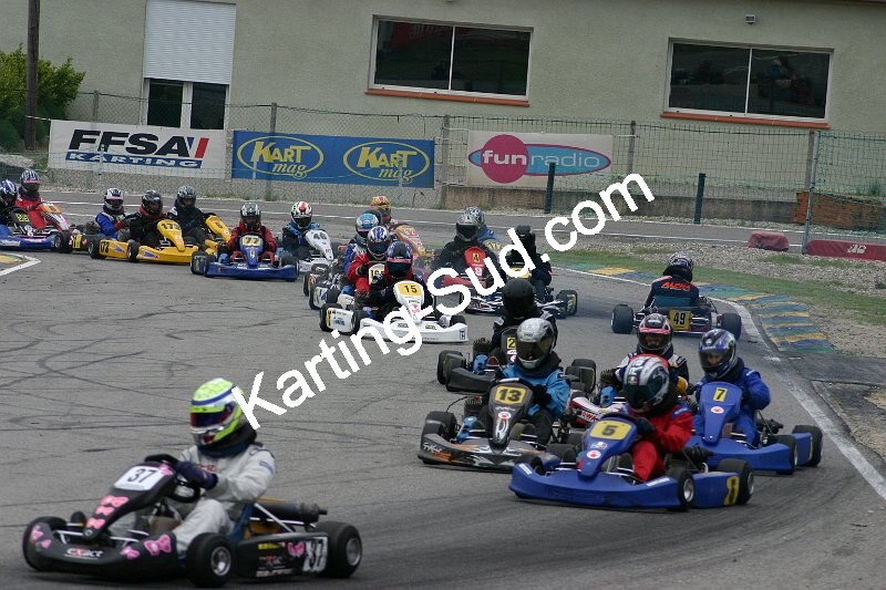 13/05/2007 : 1ère manche du challenge des circuits – 2ème manche du Trophée Vincent Sanchez – 3ème manche du Championnat Régional Languedoc – Lavelanet (Photos Patrice Bompas) 2007 — karting