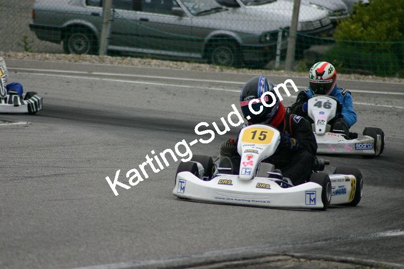 13/05/2007 : 1ère manche du challenge des circuits – 2ème manche du Trophée Vincent Sanchez – 3ème manche du Championnat Régional Languedoc – Lavelanet (Photos Patrice Bompas) 2007 — karting