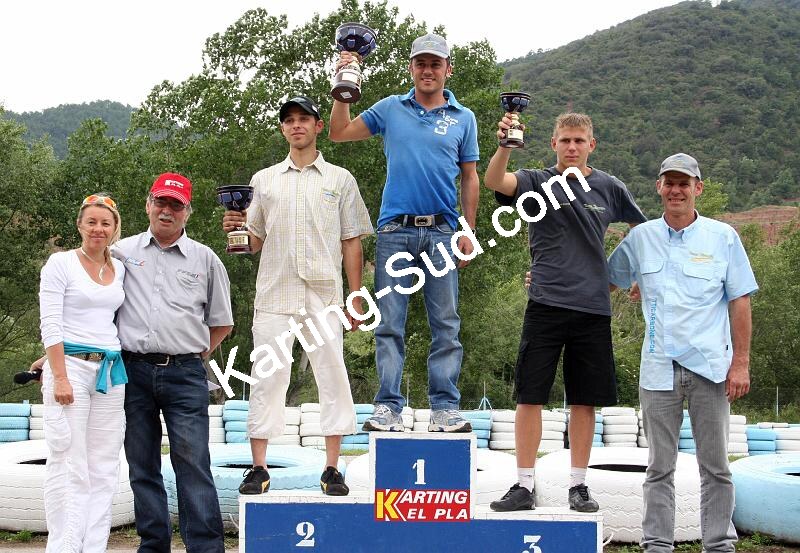 Dominique TIERCELIN, Jean-Claude SANCHEZ, Patricia PETITJEAN — 10/06/2007 : Trophée International des Pyrénées – El Pla (Photos Olivier Cèbe) 2007 — karting