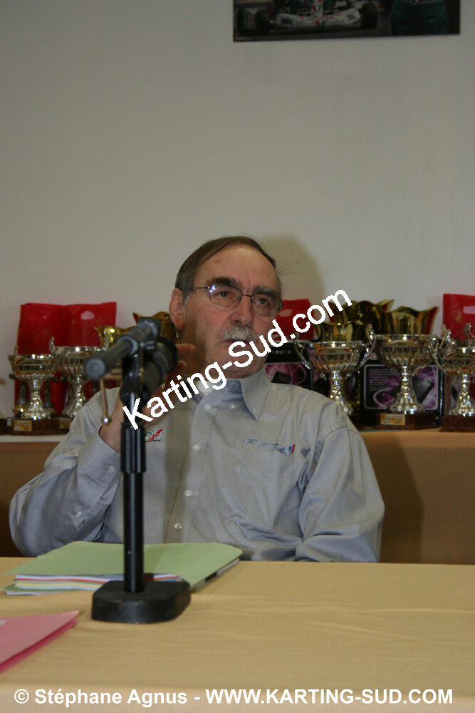 Jean-Claude SANCHEZ — 20/01/2008 : Assemblée Générale de la CRK Midi-Pyrénées et Remise des Prix Championat Régional MP et Challenge des Circuits (Photos Stéphane Agnus) 2008 — karting