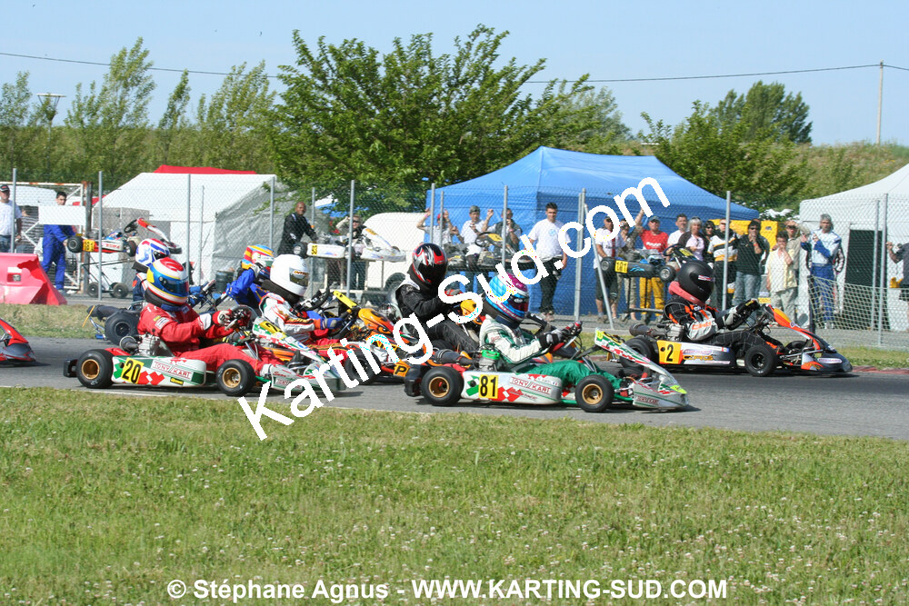 04/05/2008 : 3ème manche du Championnat Régional Midi-Pyrénées à Muret (Photos Stéphane Agnus) 2008 — karting