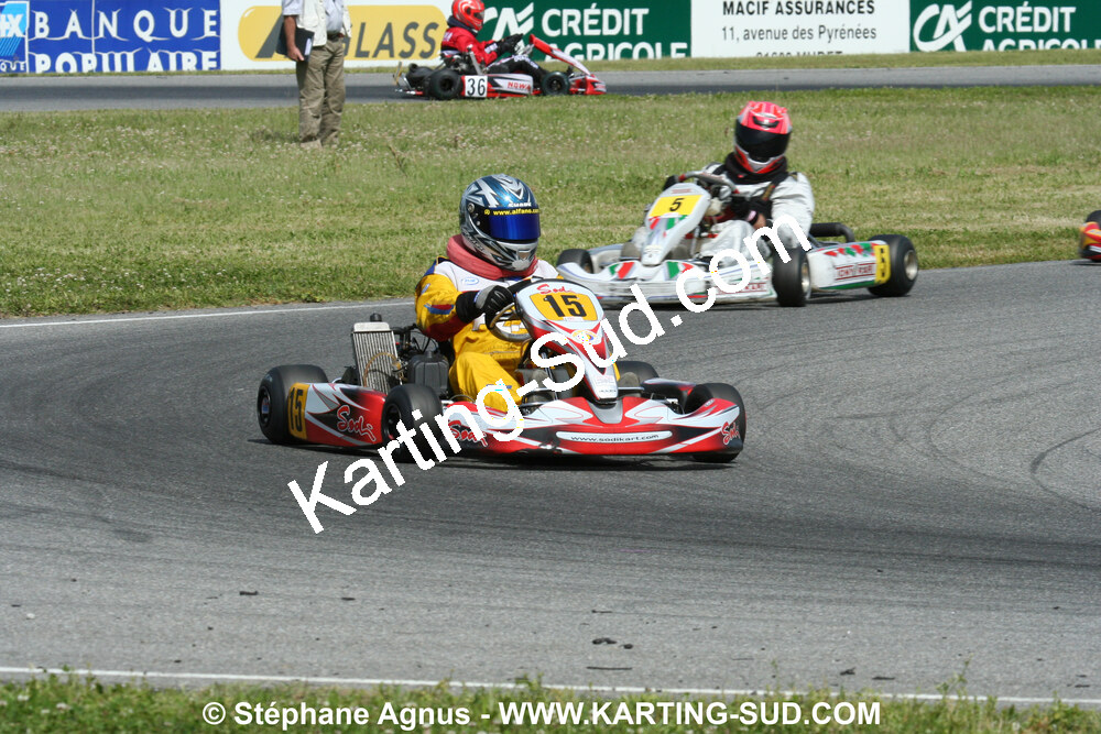 04/05/2008 : 3ème manche du Championnat Régional Midi-Pyrénées à Muret (Photos Stéphane Agnus) 2008 — karting