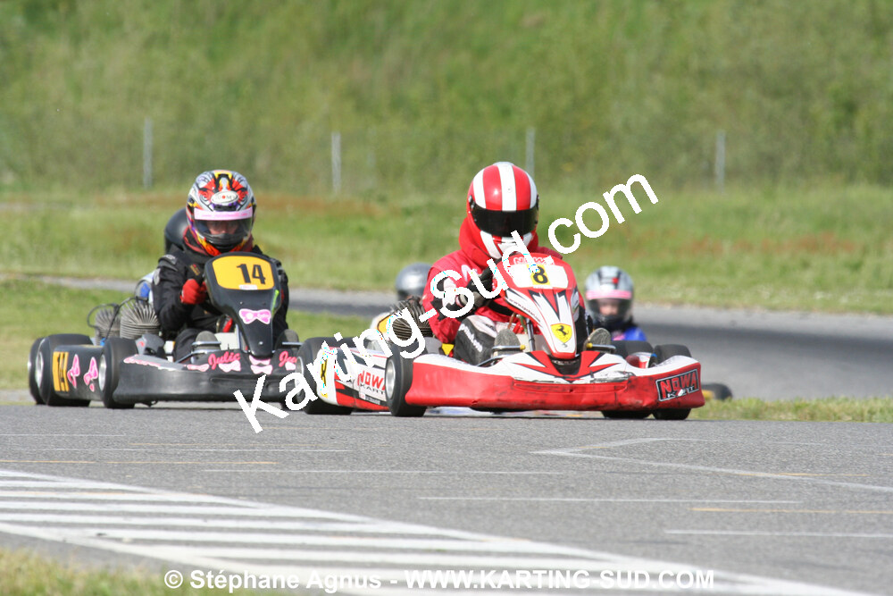 04/05/2008 : 3ème manche du Championnat Régional Midi-Pyrénées à Muret (Photos Stéphane Agnus) 2008 — karting
