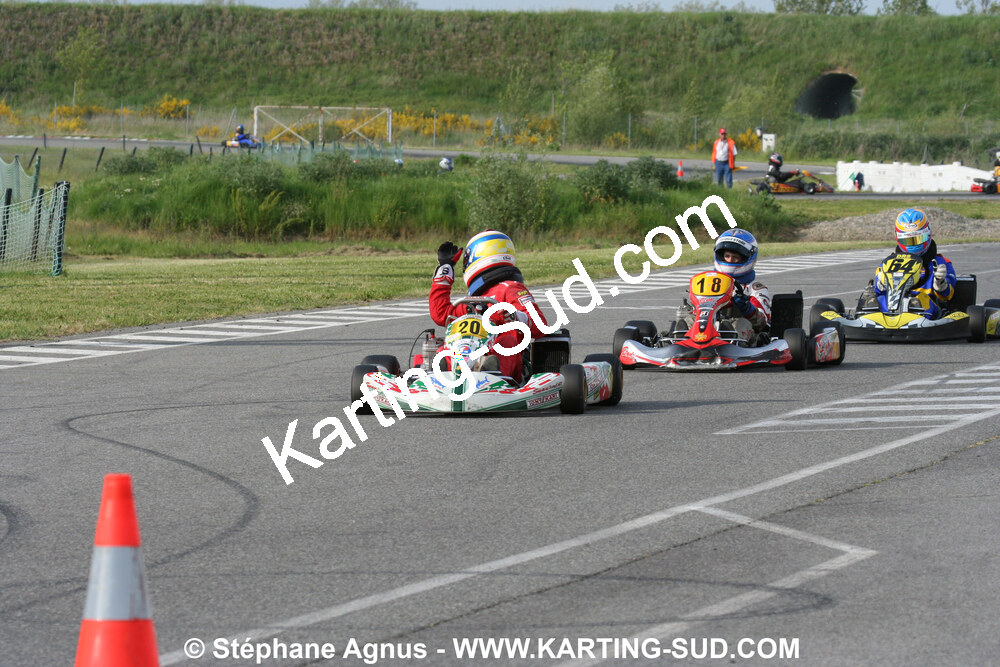 04/05/2008 : 3ème manche du Championnat Régional Midi-Pyrénées à Muret (Photos Stéphane Agnus) 2008 — karting