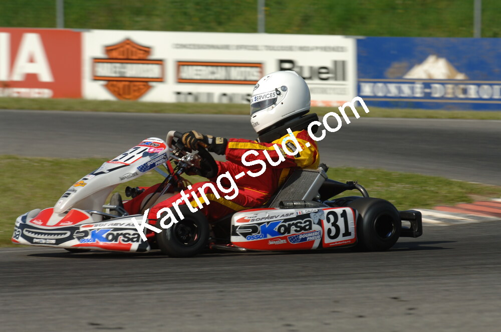 04/05/2008 : 3ème manche du Championnat Régional Midi-Pyrénées à Muret (Photos Patrick Lascombes) 2008 — karting