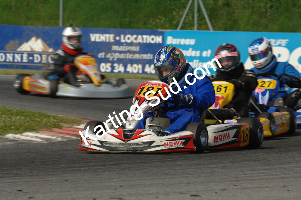 04/05/2008 : 3ème manche du Championnat Régional Midi-Pyrénées à Muret (Photos Patrick Lascombes) 2008 — karting