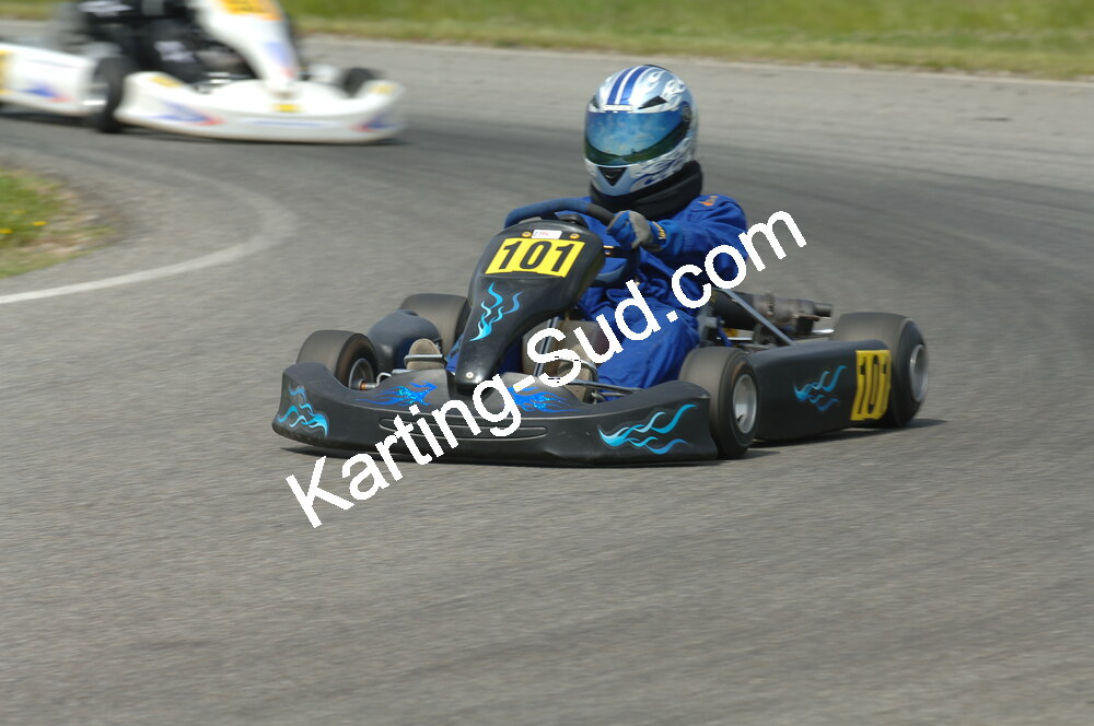 04/05/2008 : 3ème manche du Championnat Régional Midi-Pyrénées à Muret (Photos Patrick Lascombes) 2008 — karting