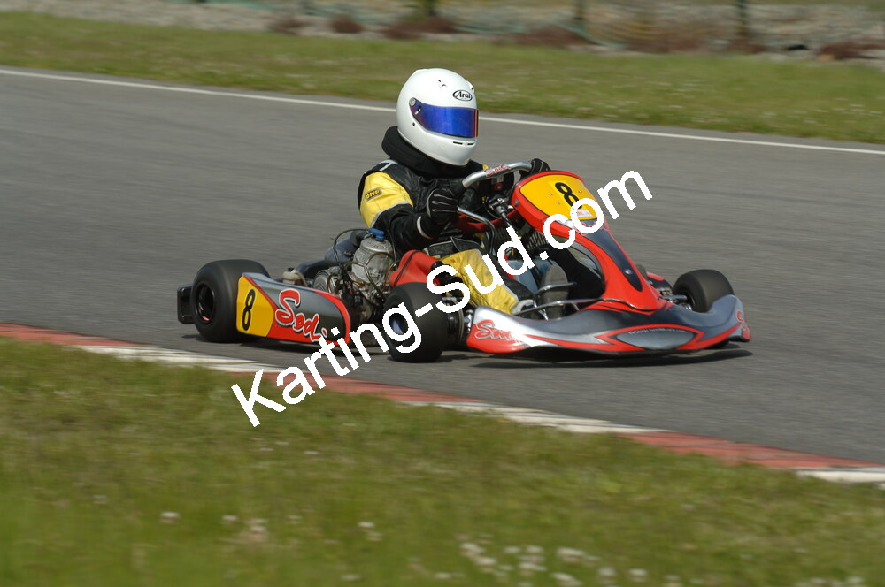 04/05/2008 : 3ème manche du Championnat Régional Midi-Pyrénées à Muret (Photos Patrick Lascombes) 2008 — karting