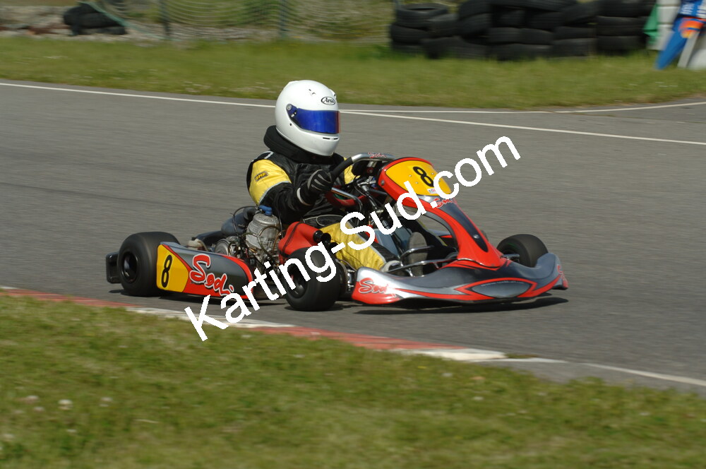 04/05/2008 : 3ème manche du Championnat Régional Midi-Pyrénées à Muret (Photos Patrick Lascombes) 2008 — karting