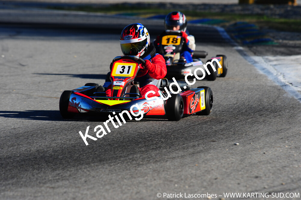 26/10/2008 : Trophée Vincent Sanchez 2/2 à Lavelanet (photos Patrick Lascombes) 2008 — karting