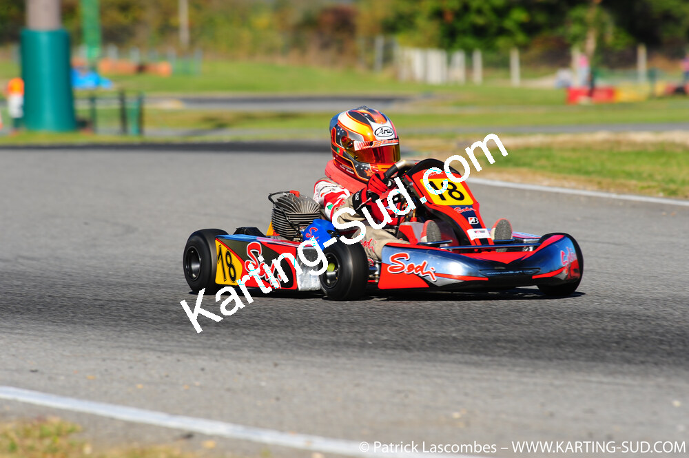 26/10/2008 : Trophée Vincent Sanchez 2/2 à Lavelanet (photos Patrick Lascombes) 2008 — karting