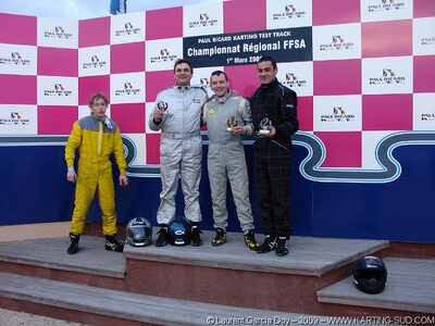 01/03/2009 : 1ère manche Championnat Régional PACAC au Paul Ricard (photos Laurent Garcia Doy) 2009 — karting