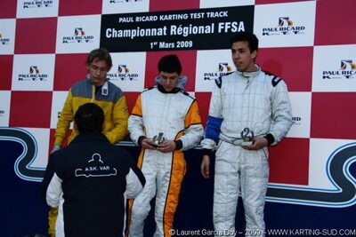 01/03/2009 : 1ère manche Championnat Régional PACAC au Paul Ricard (photos Laurent Garcia Doy) 2009 — karting