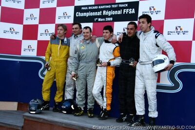 01/03/2009 : 1ère manche Championnat Régional PACAC au Paul Ricard (photos Laurent Garcia Doy) 2009 — karting