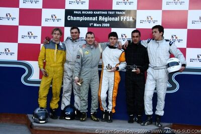 01/03/2009 : 1ère manche Championnat Régional PACAC au Paul Ricard (photos Laurent Garcia Doy) 2009 — karting