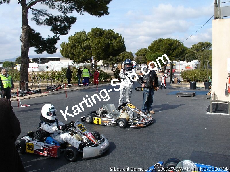 01/03/2009 : 1ère manche Championnat Régional PACAC au Paul Ricard (photos Laurent Garcia Doy) 2009 — karting