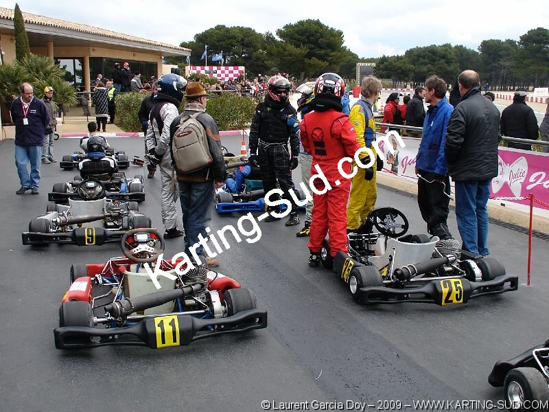 01/03/2009 : 1ère manche Championnat Régional PACAC au Paul Ricard (photos Laurent Garcia Doy) 2009 — karting