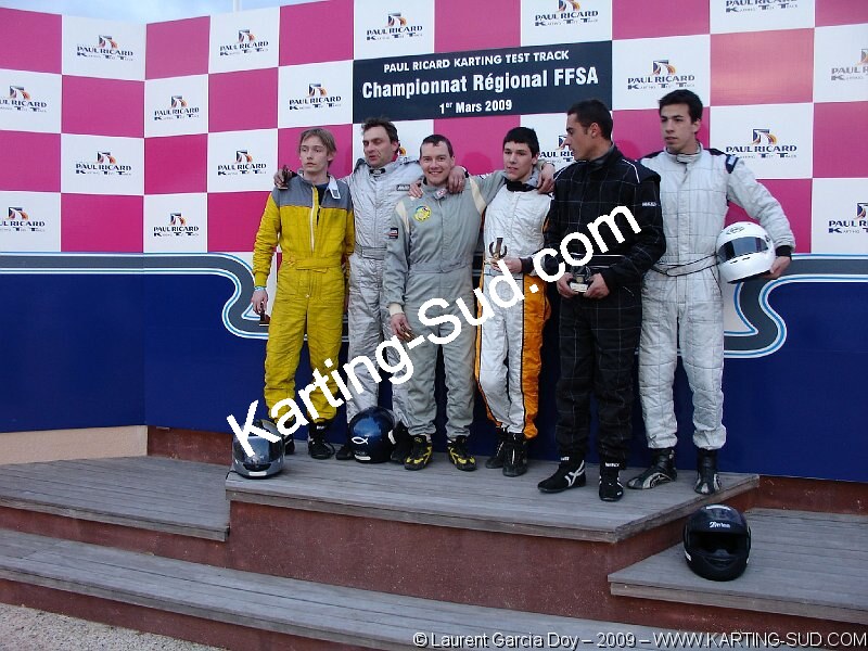 01/03/2009 : 1ère manche Championnat Régional PACAC au Paul Ricard (photos Laurent Garcia Doy) 2009 — karting