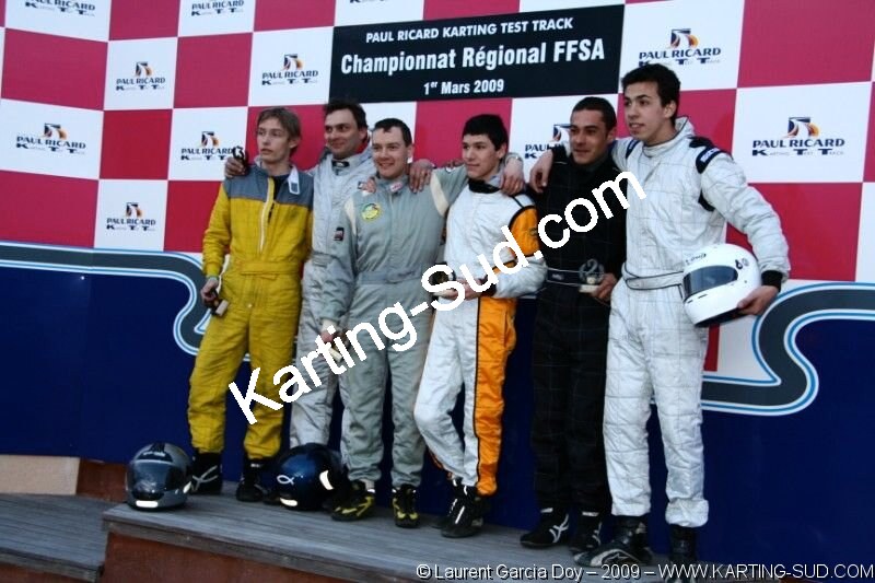 01/03/2009 : 1ère manche Championnat Régional PACAC au Paul Ricard (photos Laurent Garcia Doy) 2009 — karting