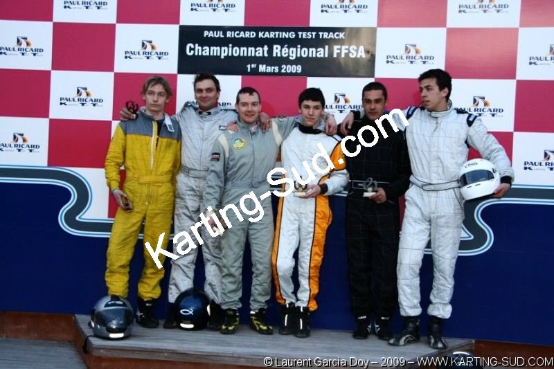 01/03/2009 : 1ère manche Championnat Régional PACAC au Paul Ricard (photos Laurent Garcia Doy) 2009 — karting